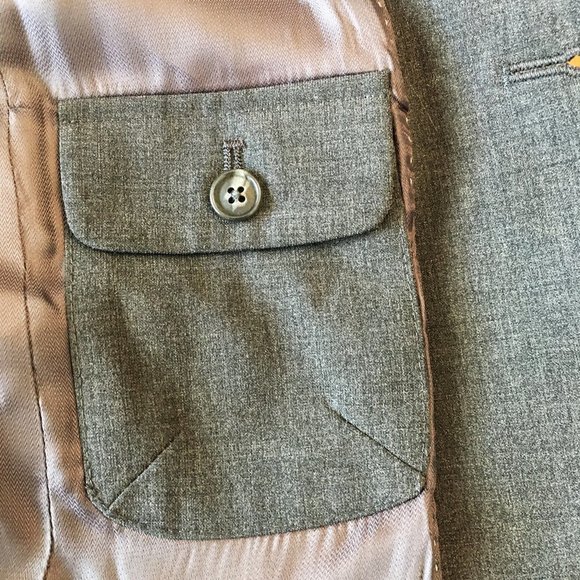 NORDSTROM "Lucas" Classic Fit Wool Blend Jacket 10 - Picture 8 of 11